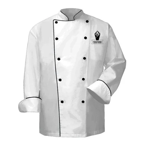 Premium White Double-Breasted Chef Coat